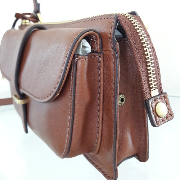 NWT FOSSIL LEATHER RYDER SMALL CROSSBODY BAG PURSE - Picture 3 of 8